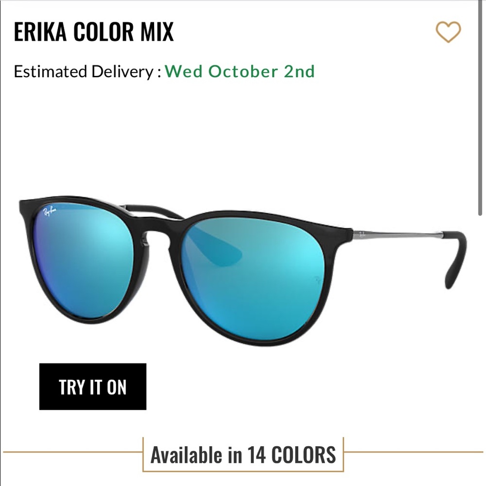 Blue Mirror Ray Ban Erikas